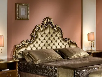 35TH ANNIVERSARY 2070 - Tufted upholstered fabric headboard for double bed by SCAPPINI & C - view 2